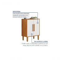 Balcão 2 Portas Lorena Kaiki Móveis - Nature/off - 4