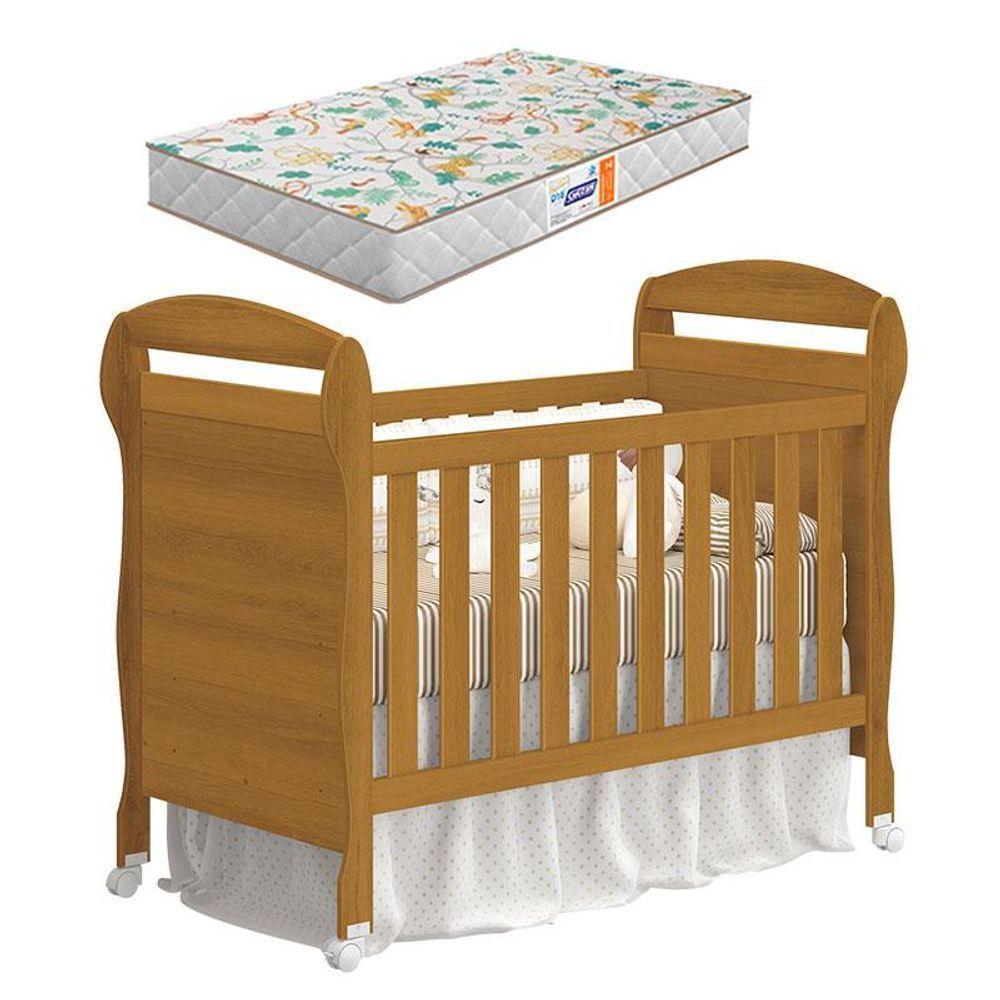 Berço Americano Danny Savana Com Colchão Gazin - Reller - 1