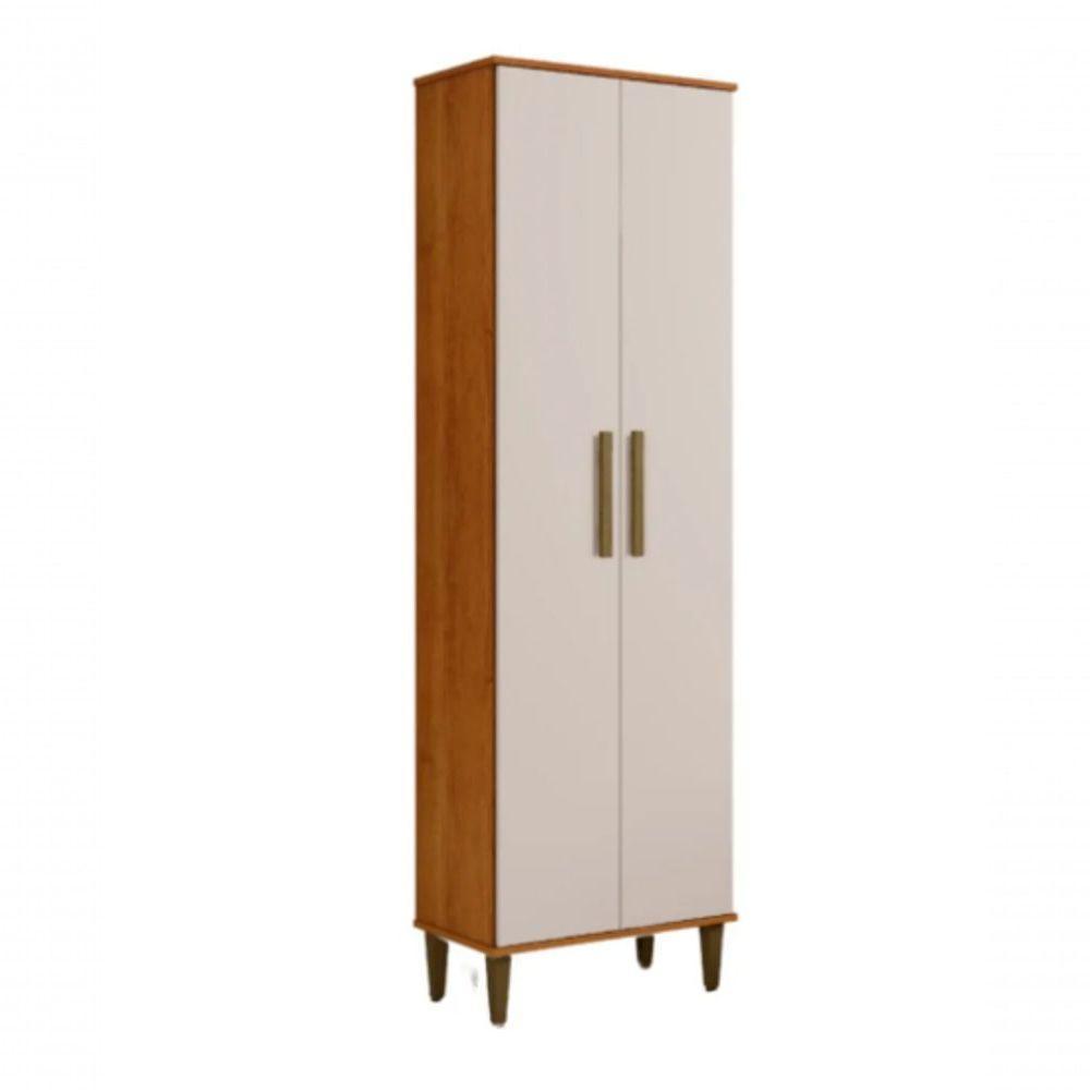 Multiuso Goiânia 2 Portas Kaiki Móveis - Nature/off - 1