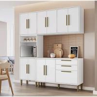 Cozinha Lorena 11 Pts Torre Quente Kaiki Móveis - Branco - 1