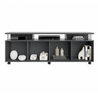 Rack Atraente Para Tv 70" Jcm Movelaria - Grafite/cinamomo - 2