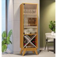 Cristaleira Graça Jcm Movelaria - Cinamomo/off - 1