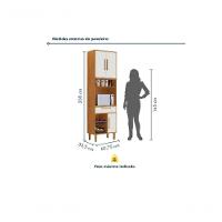 Torre Quente Lorena C/ Fruteira Kaiki Móveis - Nature/off