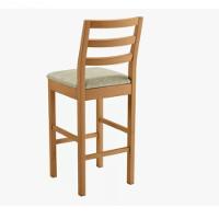 Banqueta Jade 02 Madeira Maciça Linho Bege Jcm Movelaria - 2