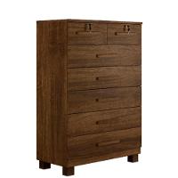 Cômoda New Barcelona 7 Gavetas Benetil Móveis - Imbuia - 2