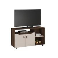 Rack Seleto Para Tv Até 49" Jcm Movelaria - Café Soft/off - 1