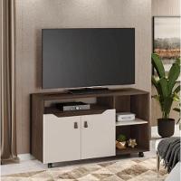 Rack Seleto Para Tv Até 49" Jcm Movelaria - Café Soft/off - 2