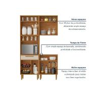 Cozinha Lorena 7 Pts C/ Fruteira Kaiki Móveis - Nature/off - 5