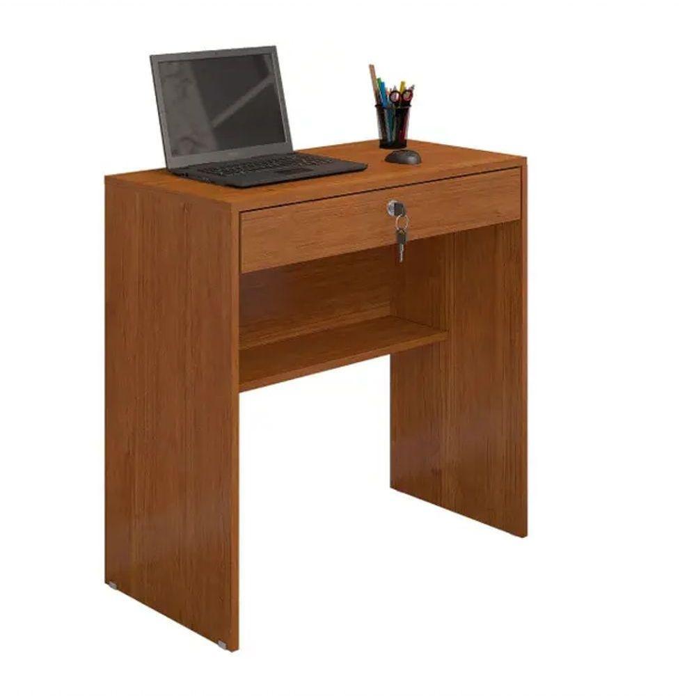 Escrivaninha Andorinha Gaveta Com Chave Jcm - Cinamomo - 1