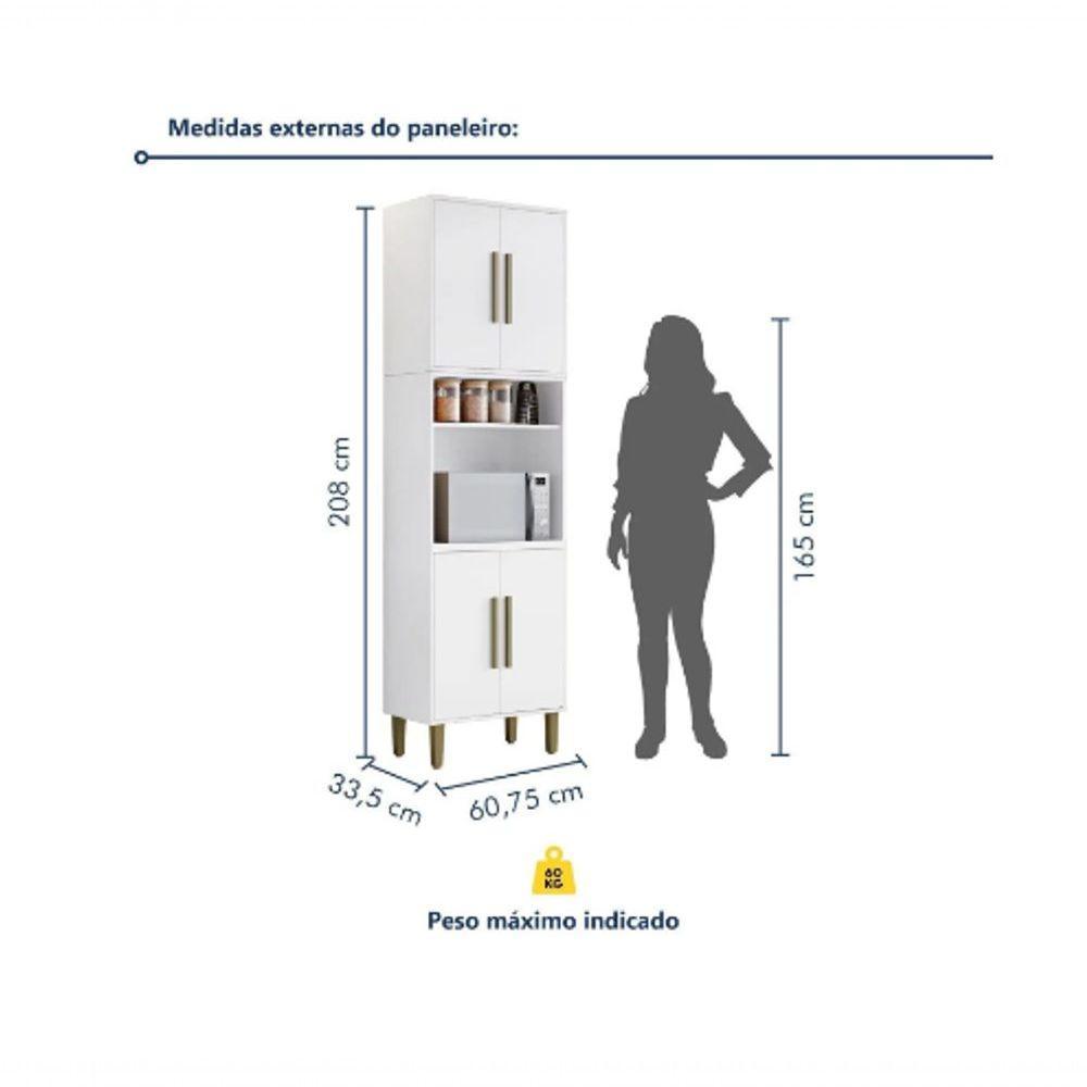 Torre Quente Lorena Kaiki Móveis - Branco - 4