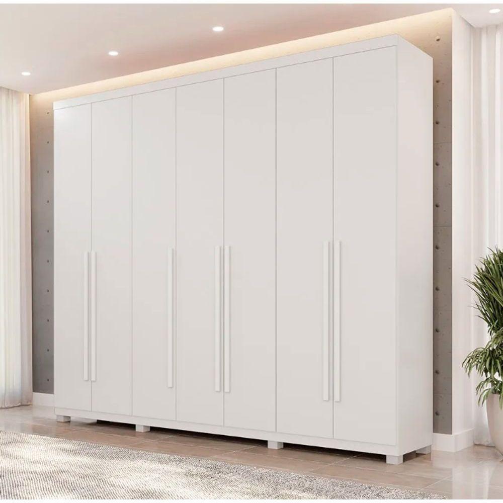 Guarda Roupa Istambul 7 Portas 100%mdf Branco - Benetil - 1