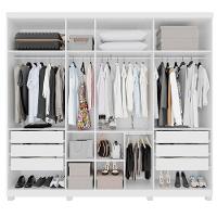 Guarda Roupa Istambul 7 Portas 100%mdf Branco - Benetil - 3