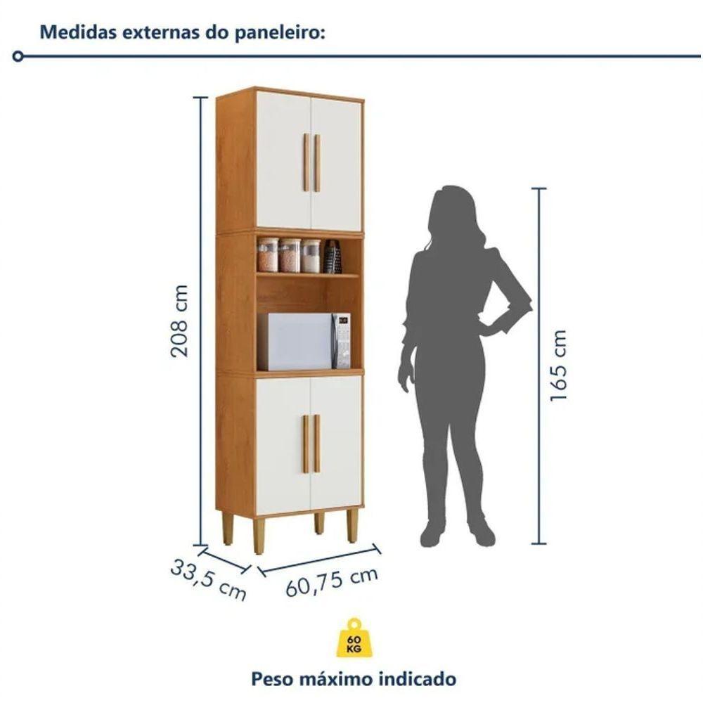 Torre Quente Lorena Kaiki Móveis - Nature/off - 4