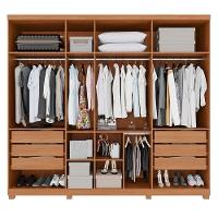 Guarda Roupa Istambul 7 Portas 100%mdf Cinamomo/off Benetil - 4