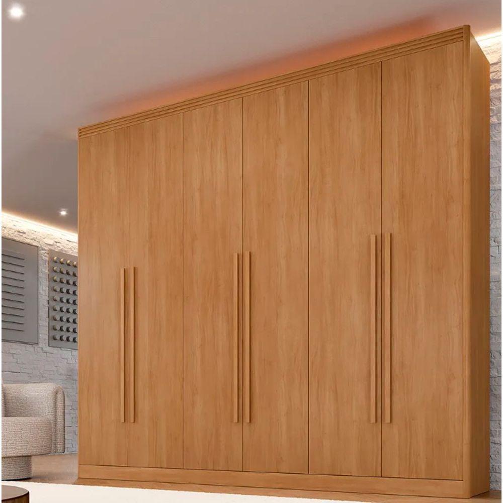 Guarda Roupa Cancun 6 Portas 100%mdf Cinamomo - Benetil - 1