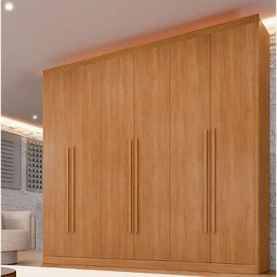 Guarda Roupa Casal Cancun 6 Portas Cinamomo 100% MDF Benetil Móveis