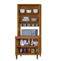 Paneleiro Torre Quente Atenas 4 Portas Kaiki Móveis - Nature/off - 2