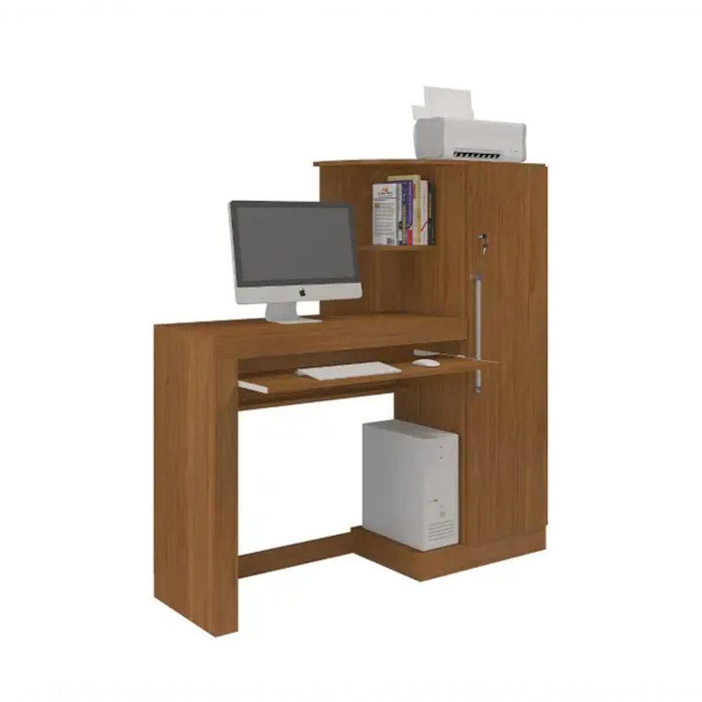 Escrivaninha Aroeira 1 Porta Com Chave Jcm - Cinamomo - 2