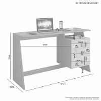 Escrivaninha Gaby Jcm Movelaria - Cinamomo/off - 3