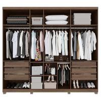 Guarda Roupa Istambul 7 Portas 100%mdf Imbuia/off - Benetil - 3