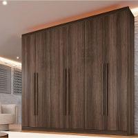 Guarda Roupa Cancun 6 Portas 100%mdf Imbuia - Benetil - 1