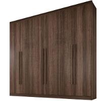 Guarda Roupa Cancun 6 Portas 100%mdf Imbuia - Benetil - 2