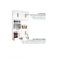 Cozinha Lorena 7 Pts C/ Fruteira Kaiki Móveis - Branco - 5