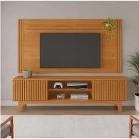 Rack Com Painel Tv Até 70" Trunfo Jcm Movelaria - Cinamomo - 1