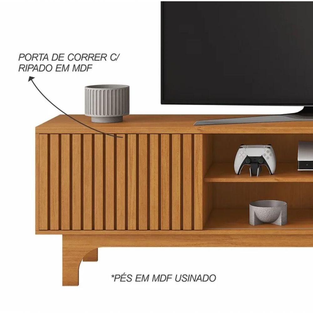 Rack Para Tv Até 70" Trunfo Jcm Movelaria - Cinamomo - 5