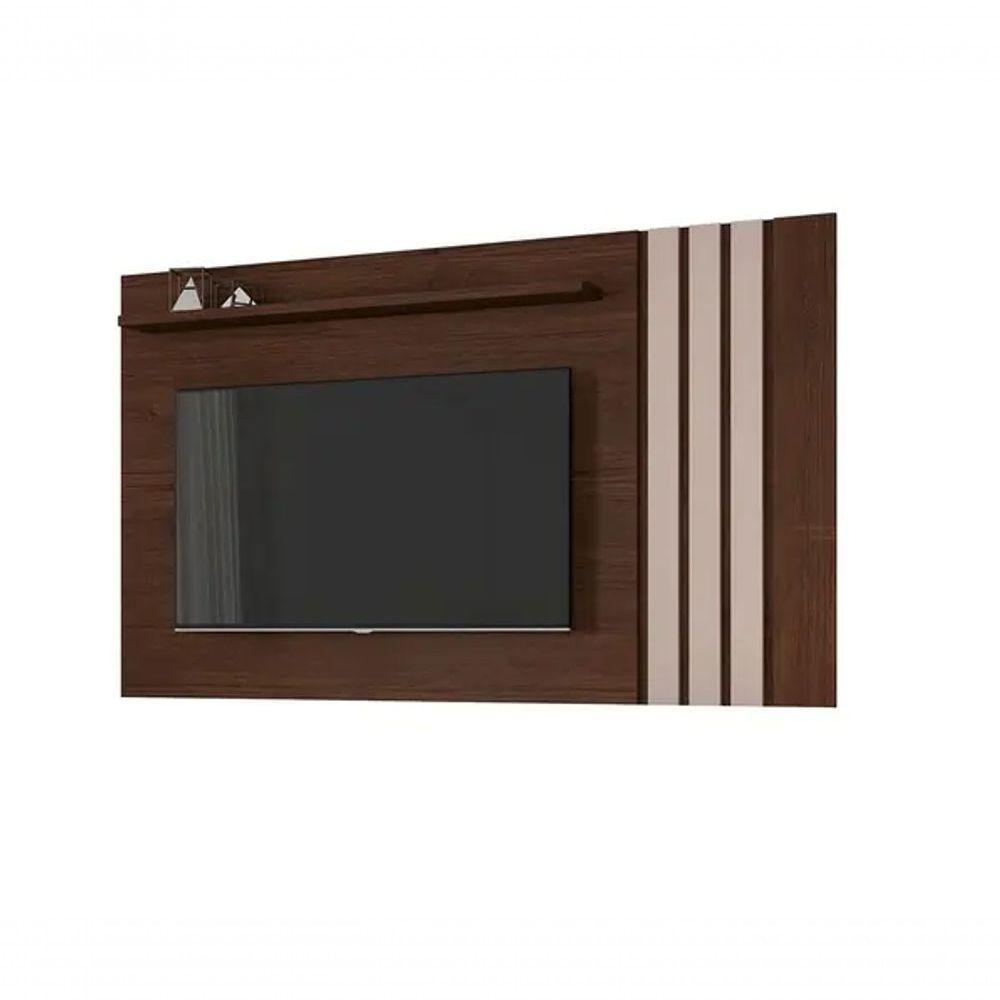 Painel Para Tv Até 70" Atraente Jcm Movelaria - Café Soft/off - 2