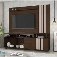 Rack E Painel Atraente Tv 70" Jcm Movelaria - Café Soft/off - 2