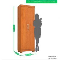 Multiuso Mucuri 2 Portas Com Chave Jcm - Cinamomo - 2