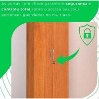Multiuso Mucuri 2 Portas Com Chave Jcm - Cinamomo - 4
