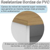 Gaveteiro 2 Gavetas Com Nicho Pequeno Daya Olmo/branco - 8