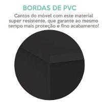 Gaveteiro Para Escritório 3 Gavetas Com Rodízios Neo Preto