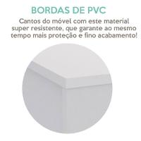 Gaveteiro Para Escritório 3 Gavetas Com Rodízios Neo Branco