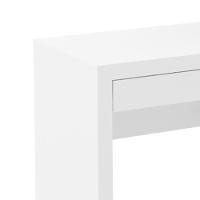 Escrivaninha Estante Para Escritório 2 Portas 1 Gaveta Branco - 8