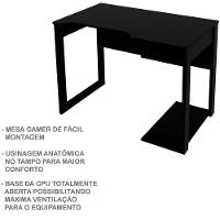 Mesa Para Computador Escrivaninha Gamer Preto/azul - 2