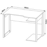 Mesa Para Computador Escrivaninha Gamer Preto/azul - 3