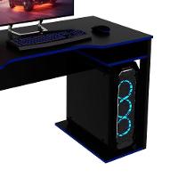 Mesa Para Computador Escrivaninha Gamer Preto/azul - 6