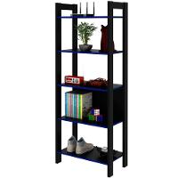 Estante Multiuso Gamer Livreiro Office 5 Prateleiras Preto/azul - 1