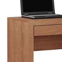 Escrivaninha Estante Para Escritório 2 Portas 1 Gaveta Amêndoa - 7