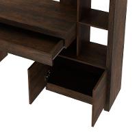 Escrivaninha Estante Para Escritório 2 Portas 1 Gaveta Rústico - 7