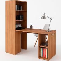 Mesa Para Escritório Articulável Alta Multiuso Retrátil Amêndoa - 1