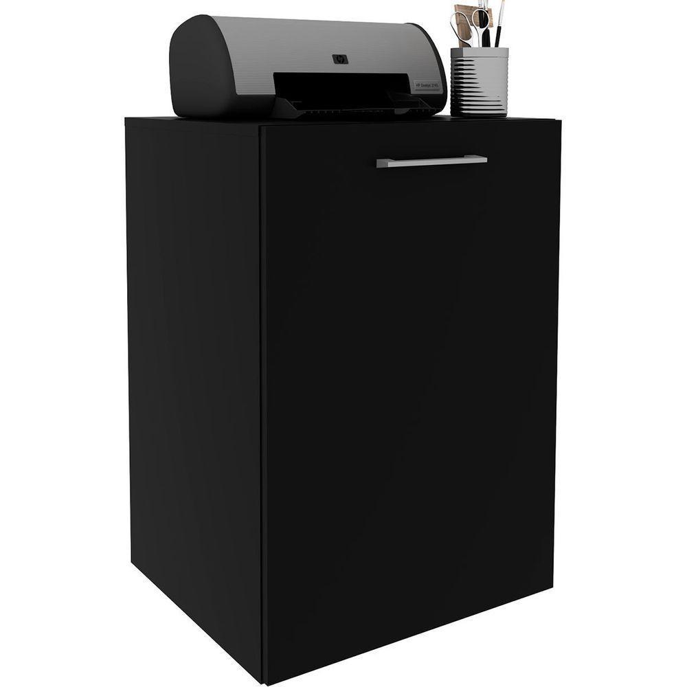 Escrivaninha Retrátil Para Escritório Multiuso Articulável Preto - 7