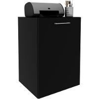 Escrivaninha Retrátil Para Escritório Multiuso Articulável Preto - 7