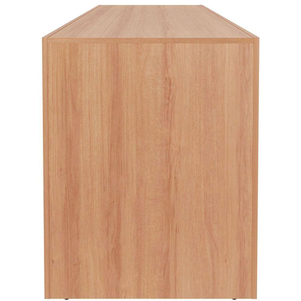 Mesa Para Escritório Escrivaninha 180 Cm Amêndoa - 7