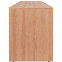 Mesa Para Escritório Escrivaninha 180 Cm Amêndoa - 7