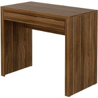 Escrivaninha Mesa De Escritório 90 Cm 1 Gaveta Nogal - 6