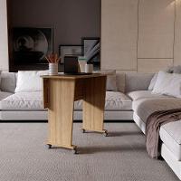 Mesa Escrivaninha Dobrável Com Rodízio Amêndoa - 10